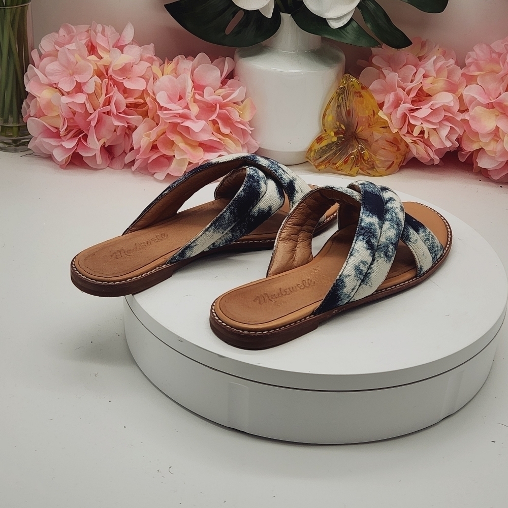 Madewell The Skyler Slide Sandal in Tie-Dye Sz 6.5 - Picture 7 of 14